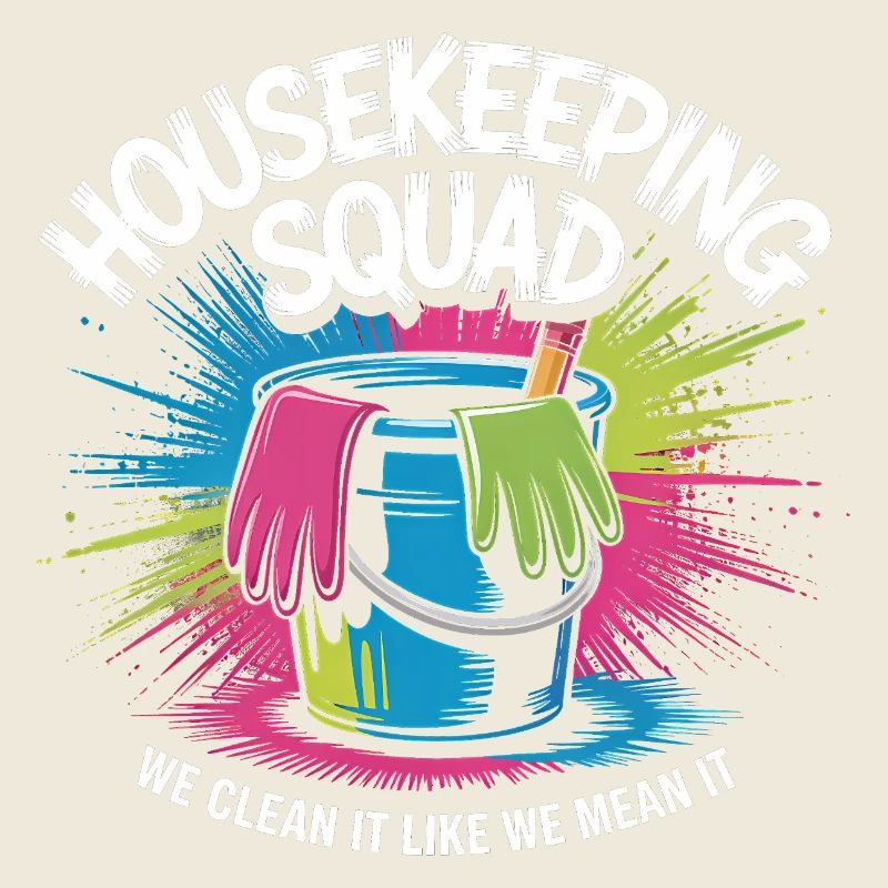 Funny Cleaning Design