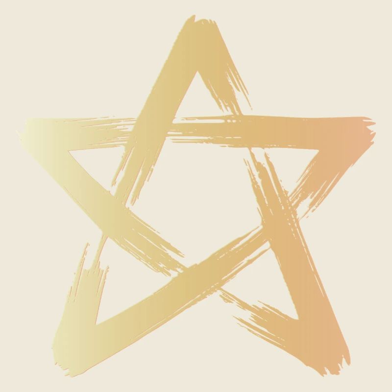 Gold Brush Star