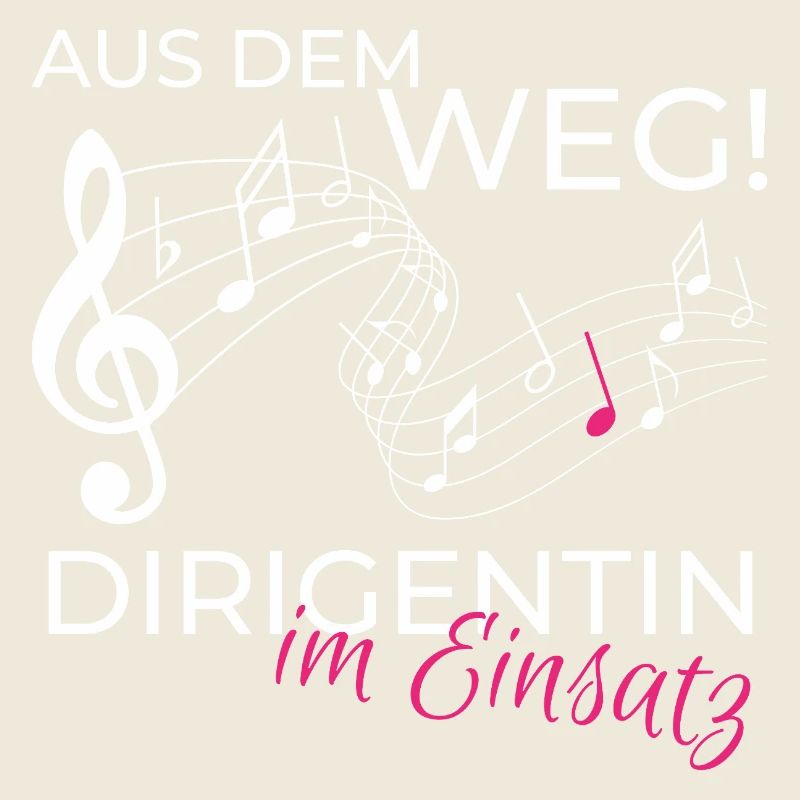 Dirigentin im Einsatz: Aus dem Weg