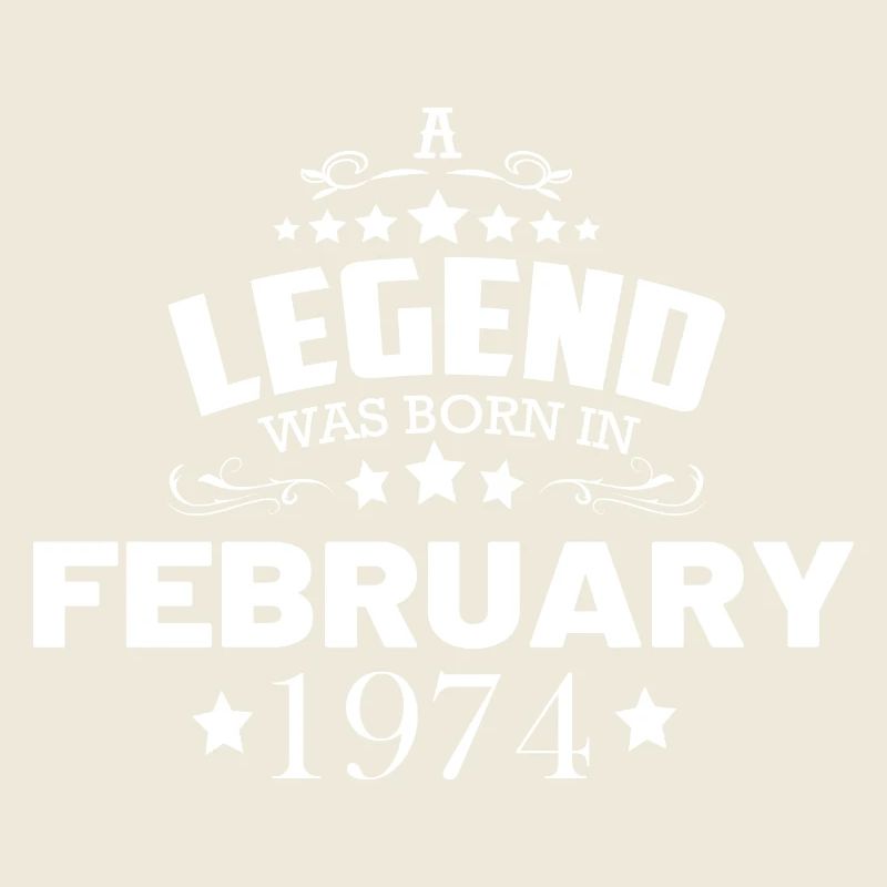 Février 1974 Anniversaire Vintage