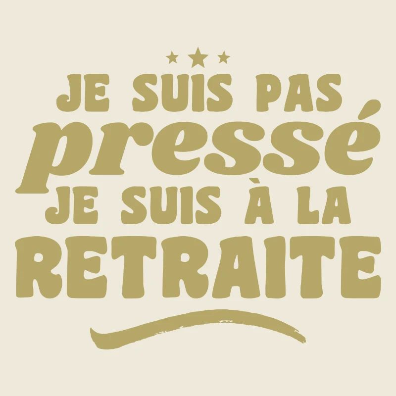 Ich habe es nicht eilig, ich bin im Ruhestand