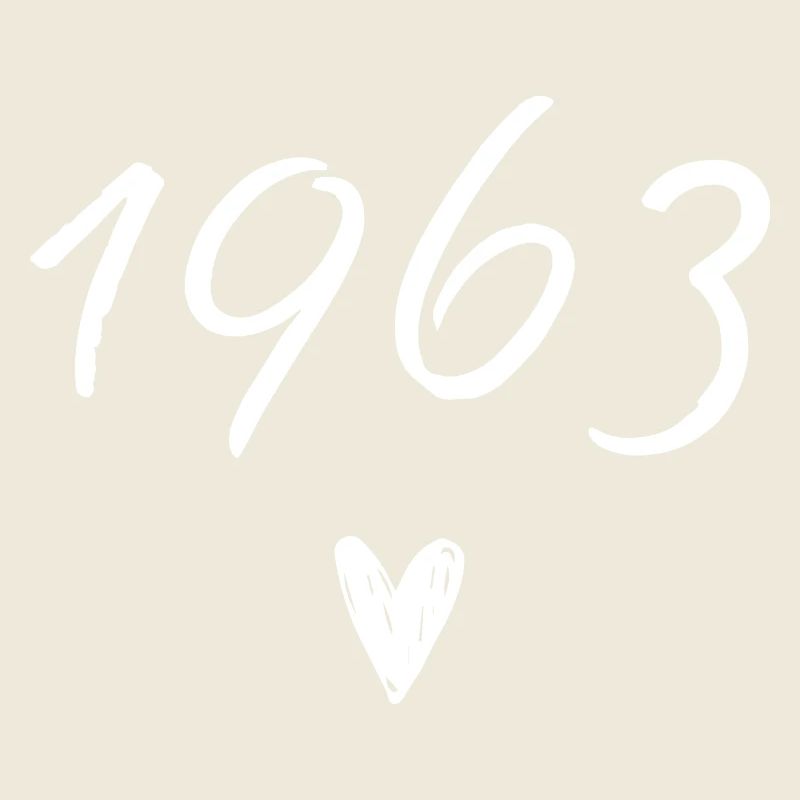 1963 coeur anniversaire