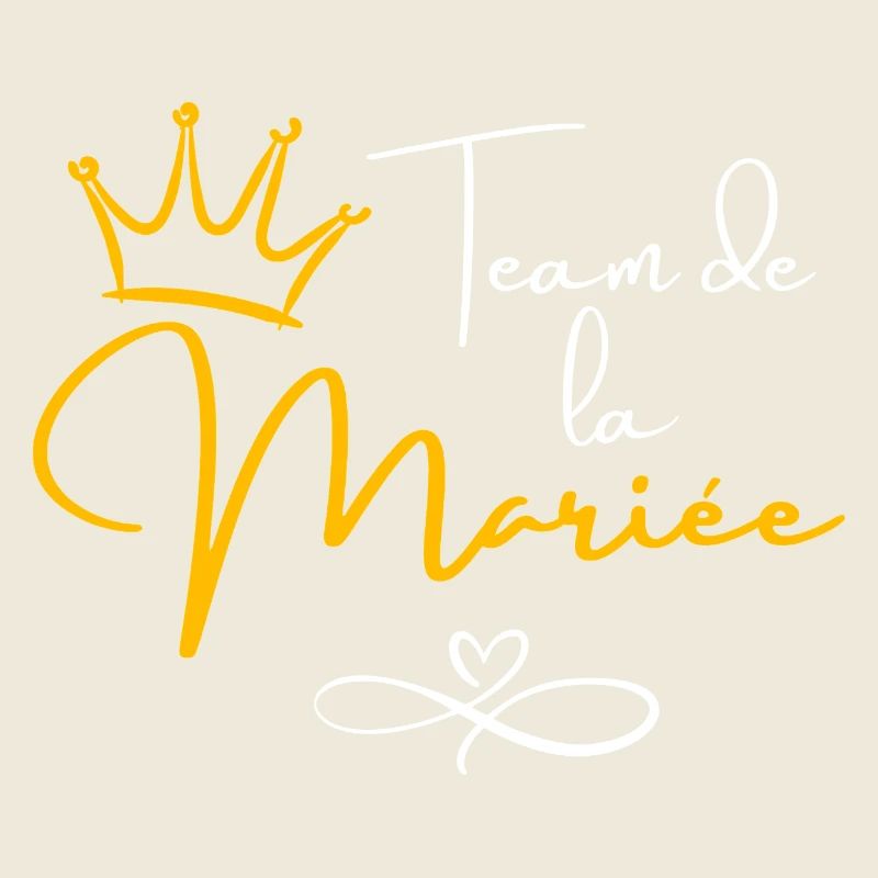 Teamkrone der Braut - Brautgeschenk