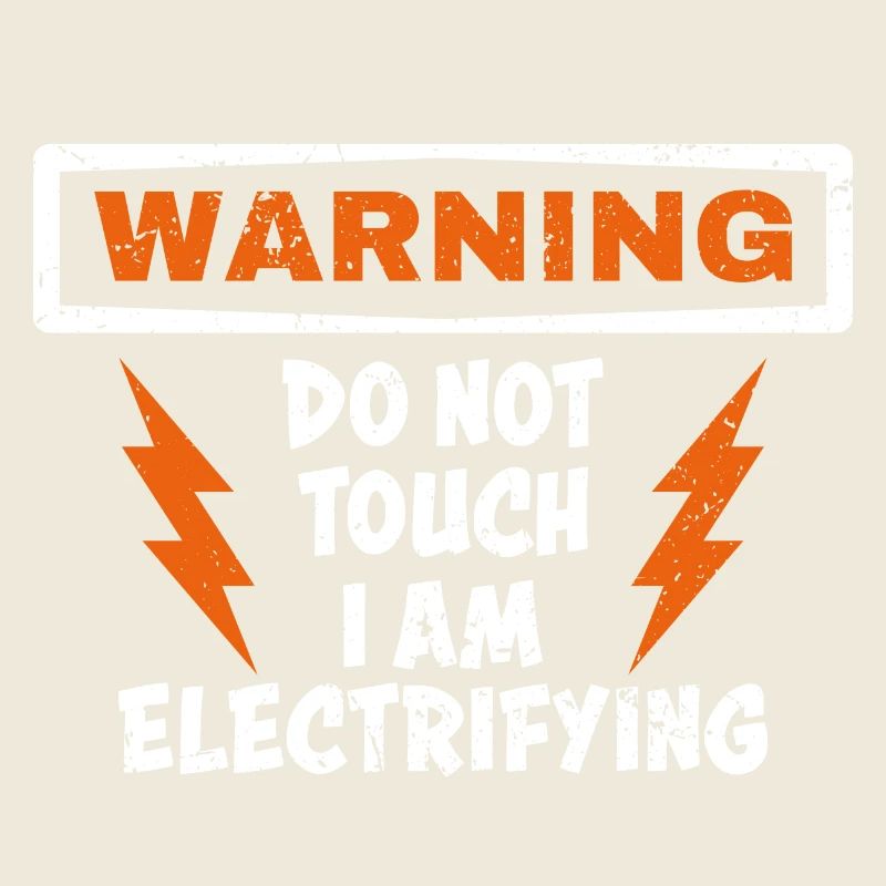 Nicht berühren ich bin elektrisierend