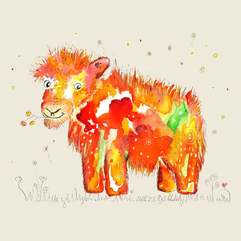 Gute Laune Moschus-Ochse