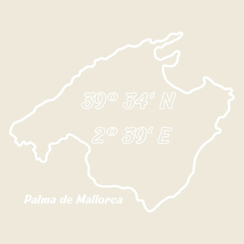 les coordonnées de Palma de Majorque