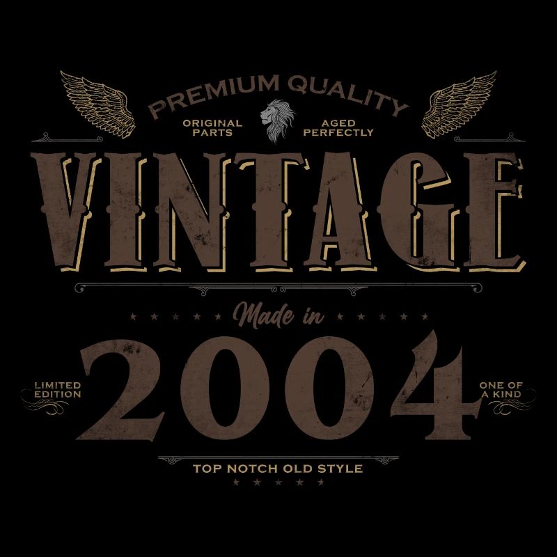 20 Years Old Vintage 2004 Limited Edition 20th