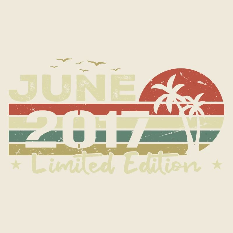 June 7th Anniversary Born 2017 Vibe