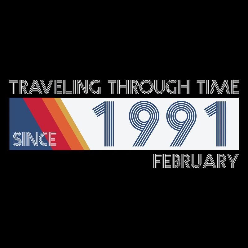 Drôle de voyage dans le temps anniversaire Design février 1991