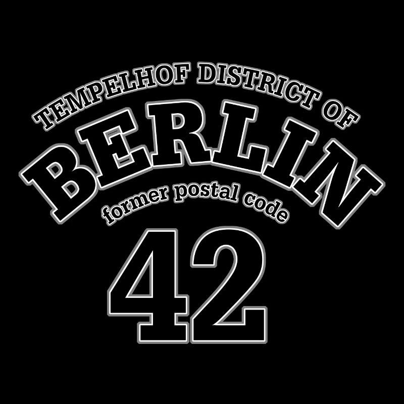 Berlin 42 schwarzer Druck