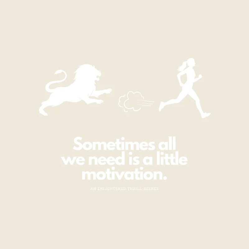 Extra Portion Motivation für Läuferin Löwe