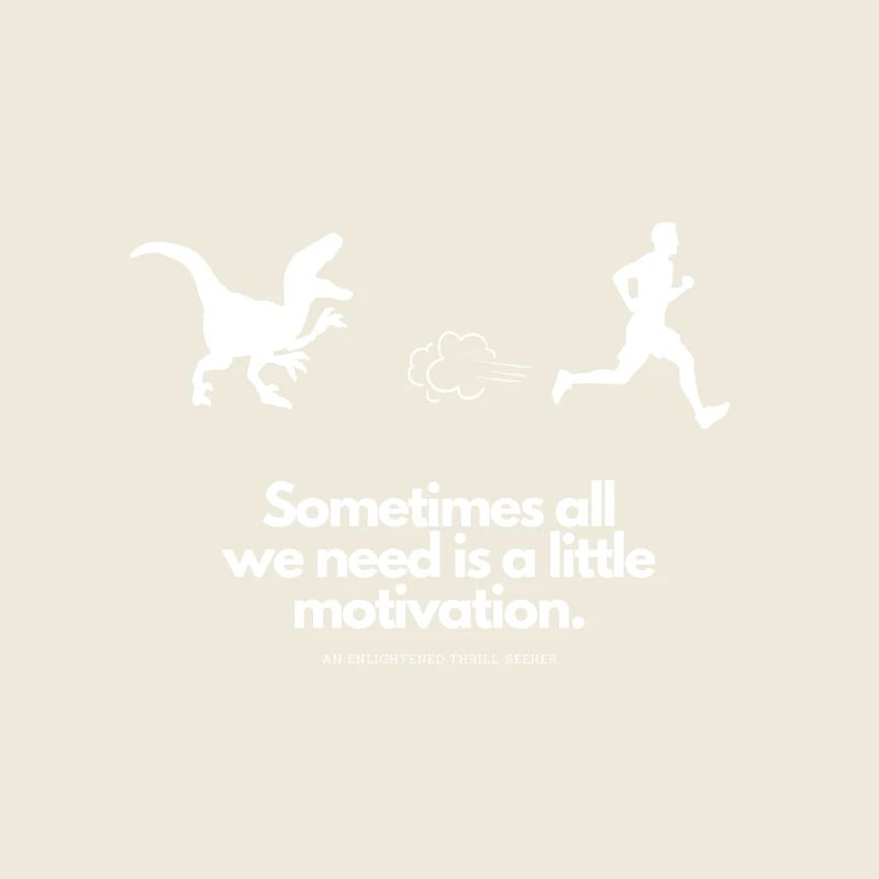 Extra Portion Motivation für Läufer T-Rex