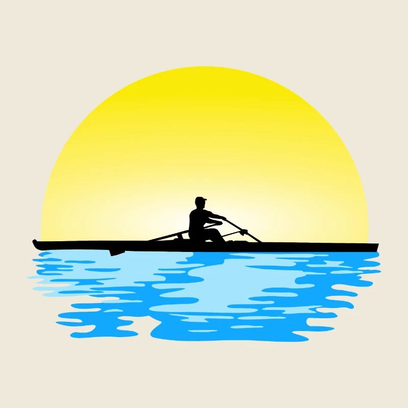 Rudern - Ruderboot - Ruderer