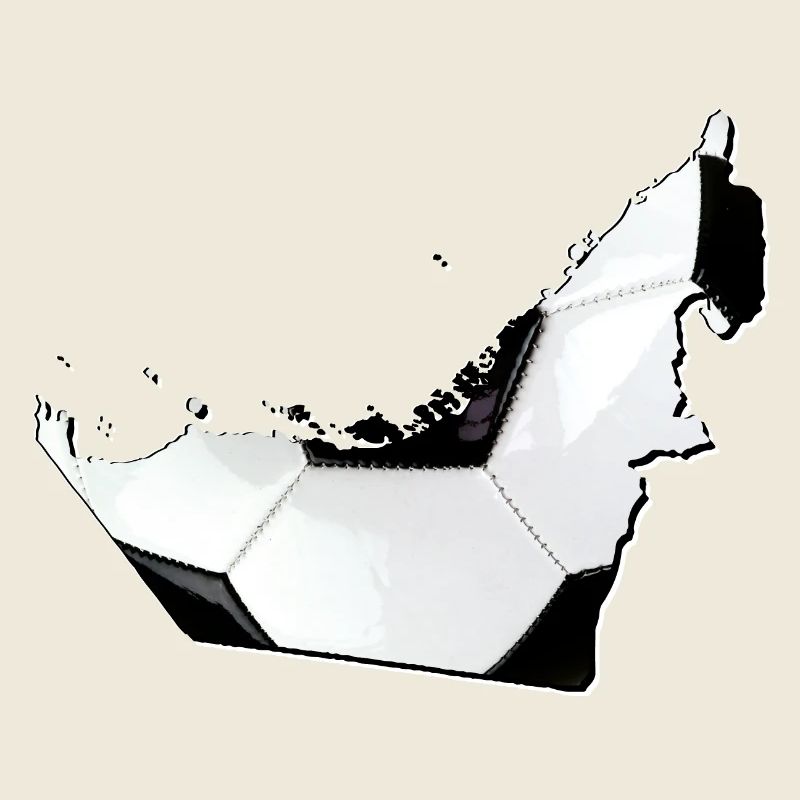 (UAE) Emirates map frames real football