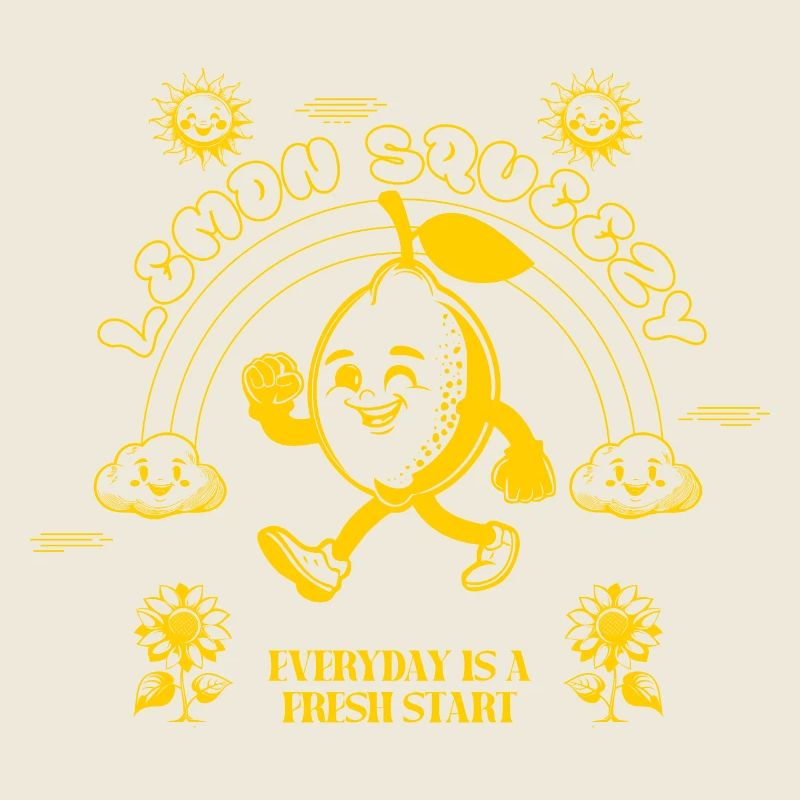 Lemon Squeezy Retro Comic Stil