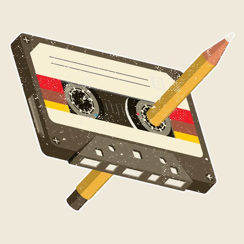 Kassette Kostüm Party Retro Party 80er Jahre