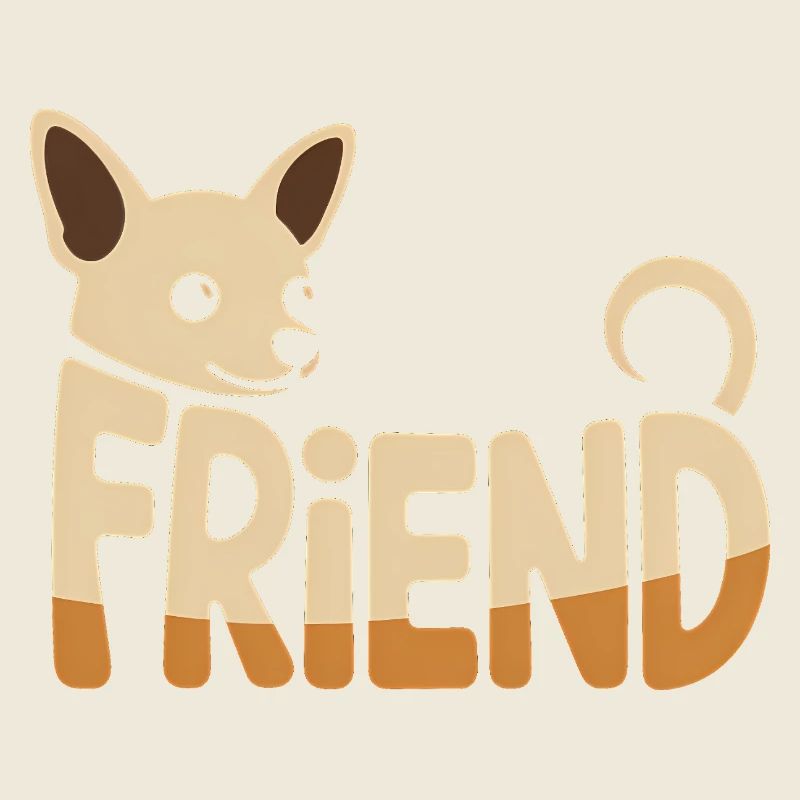 Ami chien Chihuahua - Logo d’animal de compagnie cool