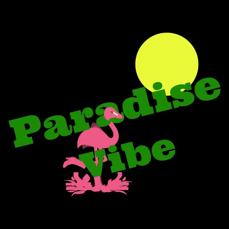 Flamingo im Paradies