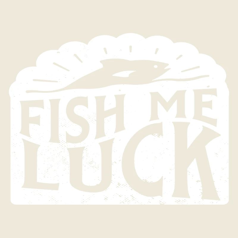 Drôle Lac Rivière Pêche Jeu De Mots Poisson Moi Chance Navigation De Plaisance