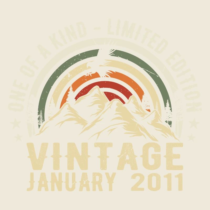 Januar 2011 Geburtstagsgeschenk - Original 14 Jahre