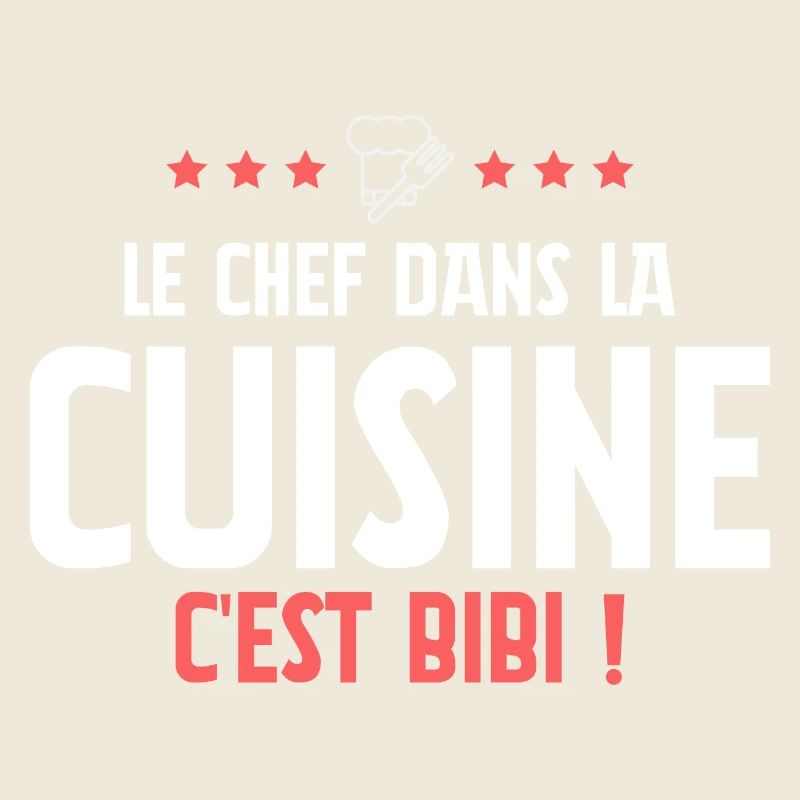 Le chef dans la cuisine c'est bibi ! - Tablier