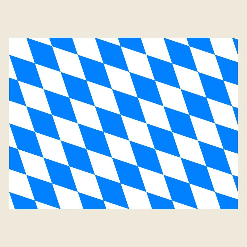 Bayern Bavarian Bavaria flag diamonds check