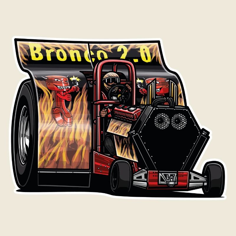 Tractor Pulling // Illustration