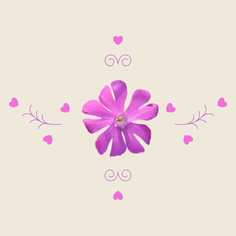 Oeillet Fleur Rose