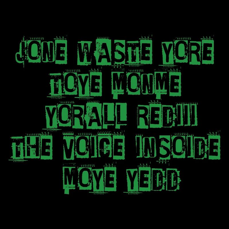 JONE WASTE YORE TOYE MONME YORALL REDIII THE VOICE
