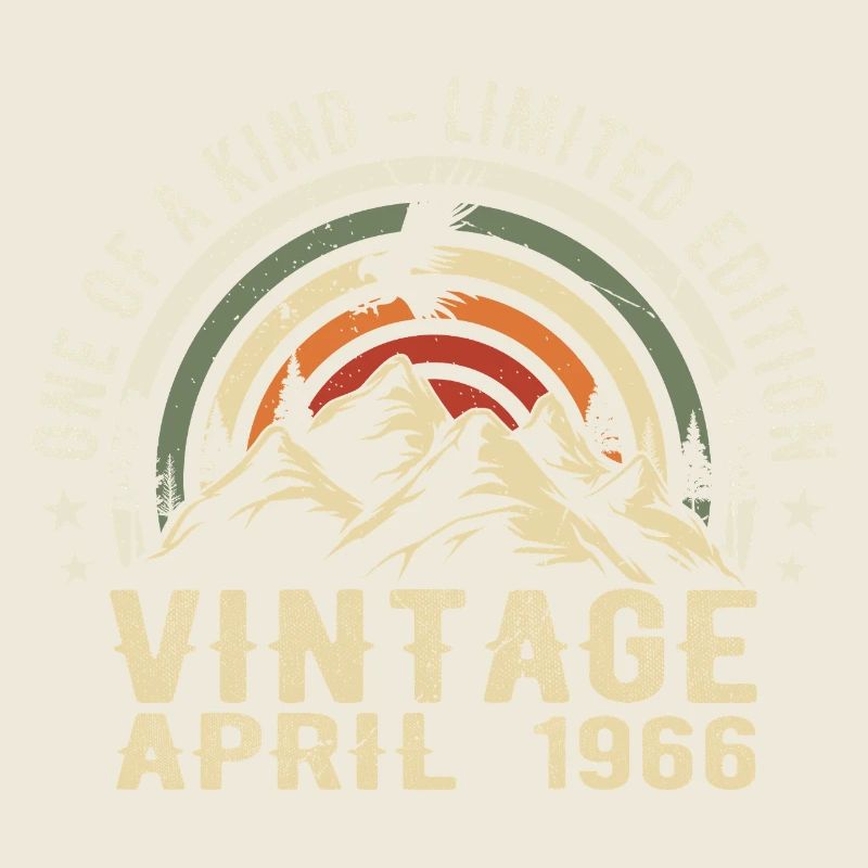 April 1966 Birthday Gift - Born in April 196