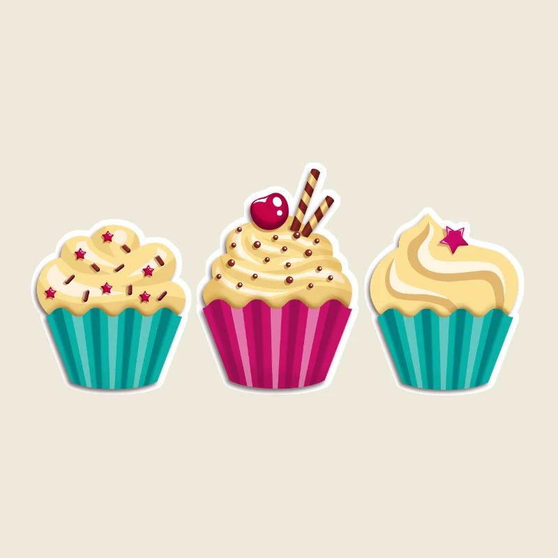 Cupcake - Muffin - Donut - Eis - Schokolade - DD