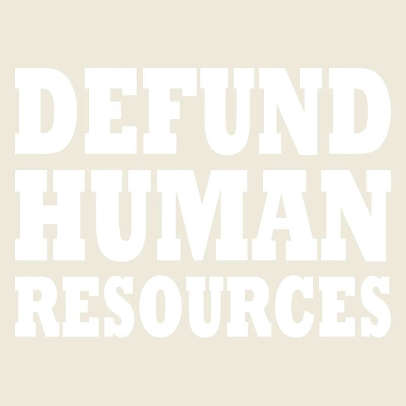 defund human resources
