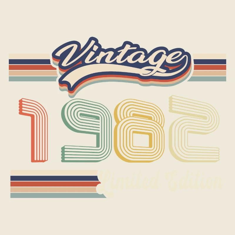 Original 1982 Vintage edition Retro Birthday