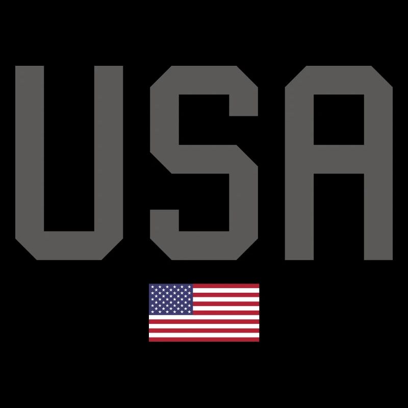ÉQUIPE Bannière du drapeau américain des États-Unis en cours d’écriture