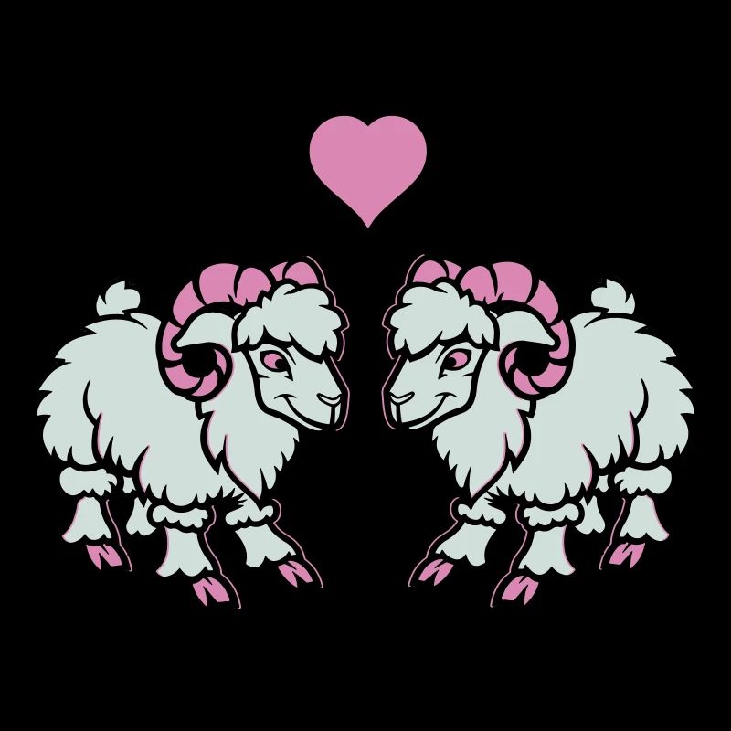 Mouton Bande Dessinée Bélier Amour