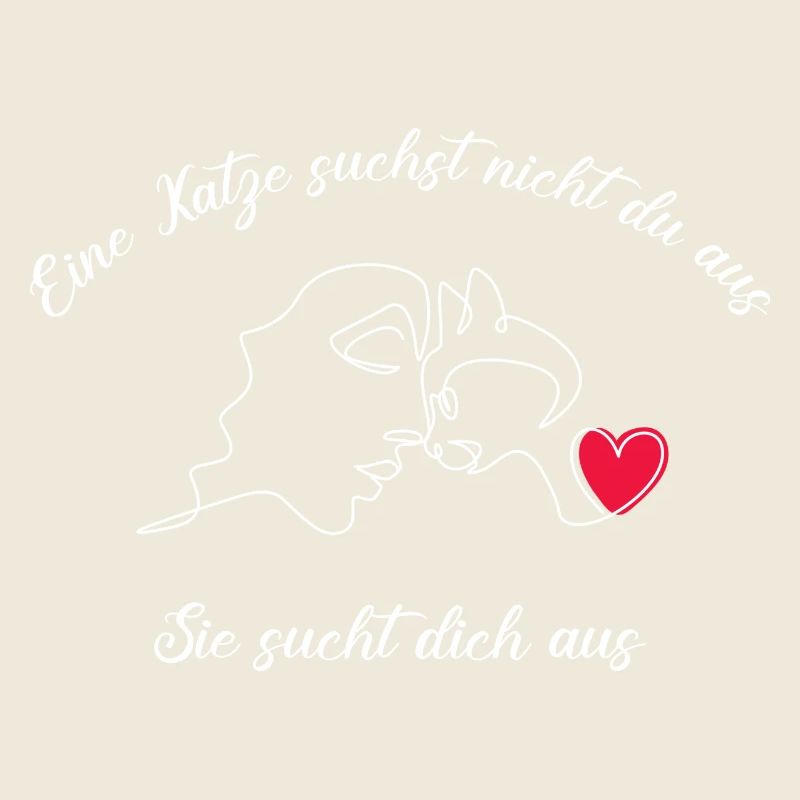 Eine Katze suchst nicht du aus, sie sucht dich aus
