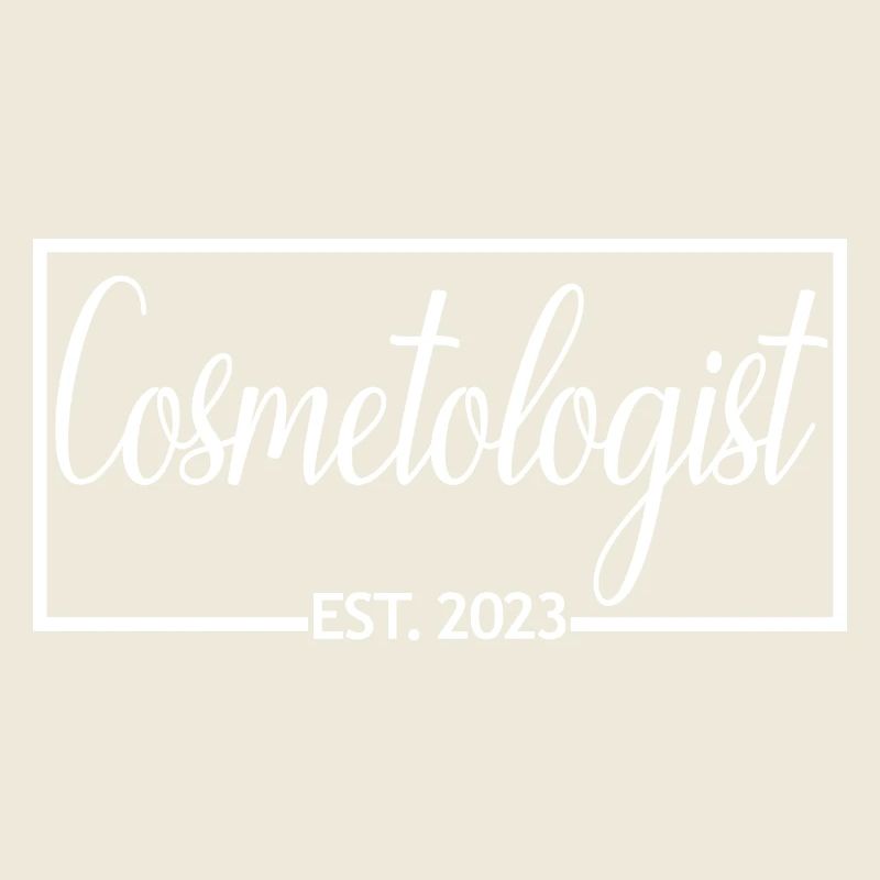 Cosmétologue Est. 2023 Cosmétologue diplômé