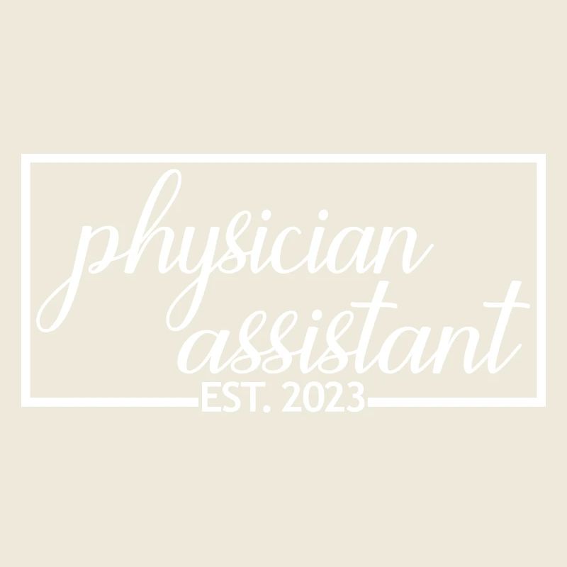 Physician Assistant Est. 2023 Abschlussgeschenk