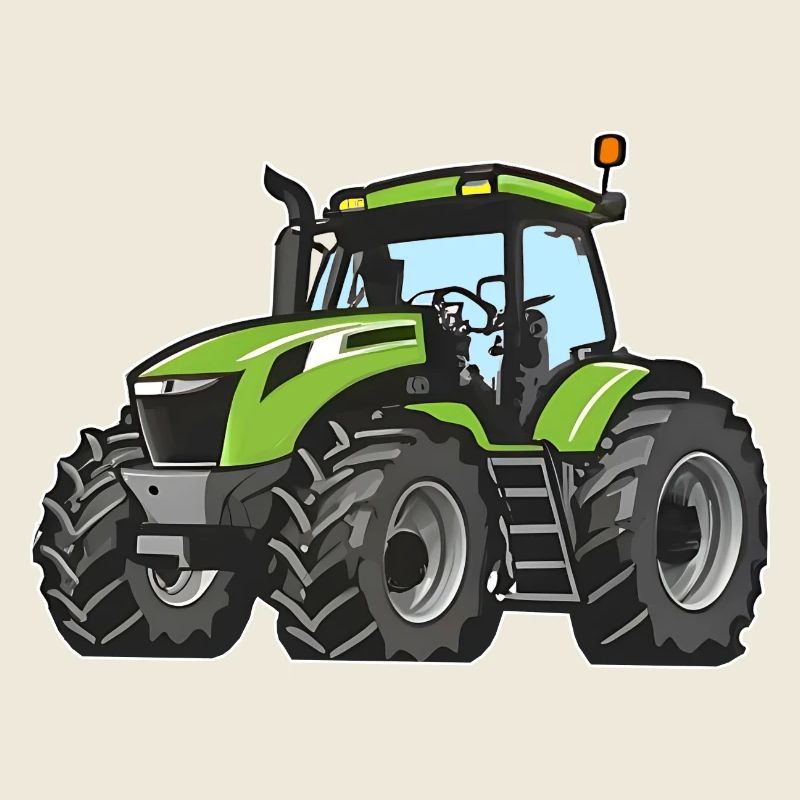 Tracteur vert