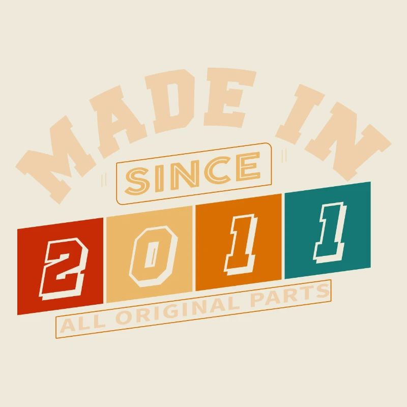 Made in 2011 anniversaire 13 ans