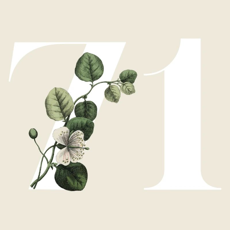 Nummer 71 Blumengrün - 71. Blumengeburtstag