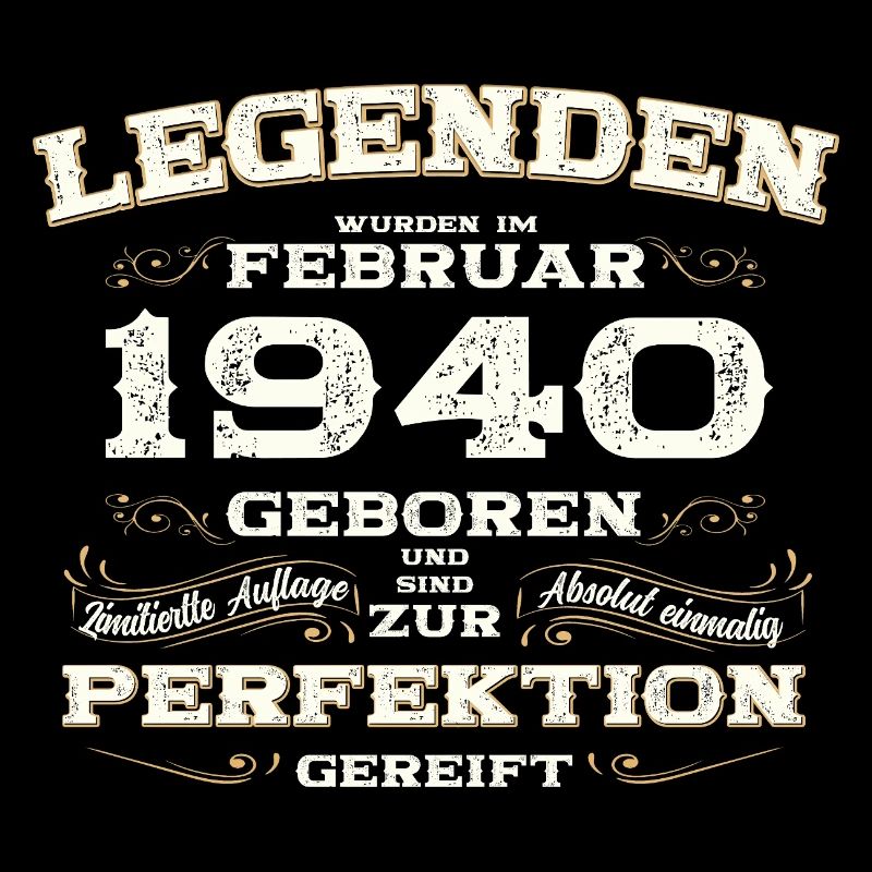 85. Geburtstag Geschenk Mann Original Februar 1940