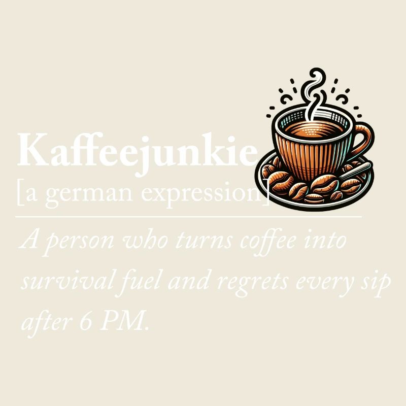Kaffeejunkie – Witzige Kaffee Definition