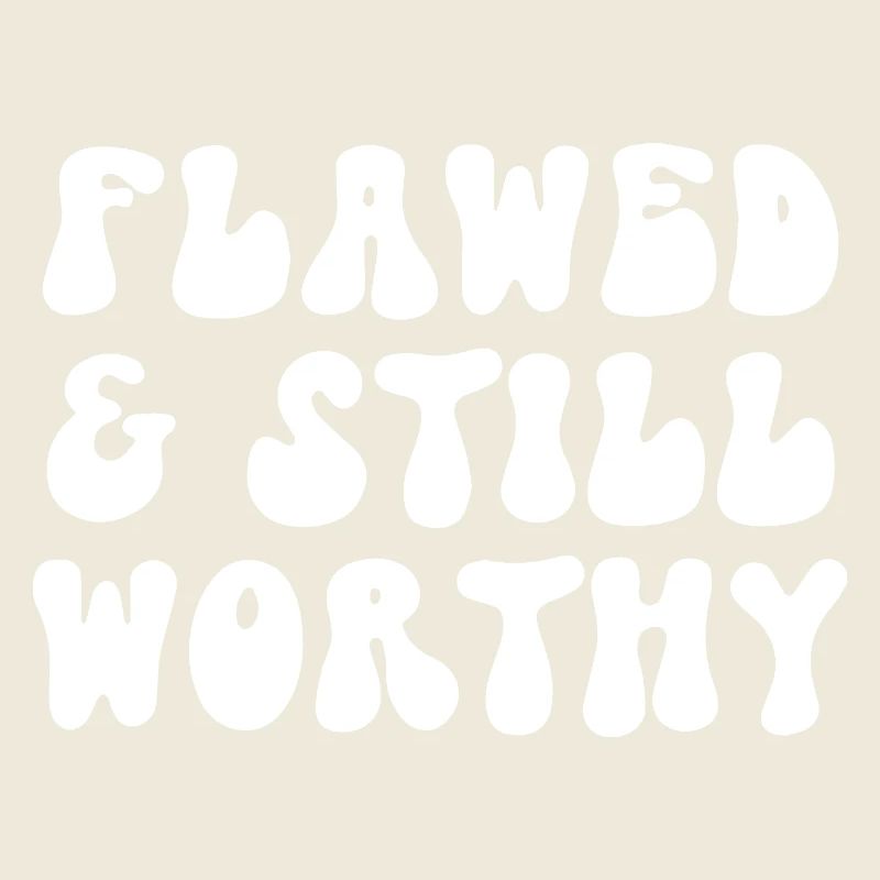 Fehlerhafte und immer noch würdige inspirierende Botschaft