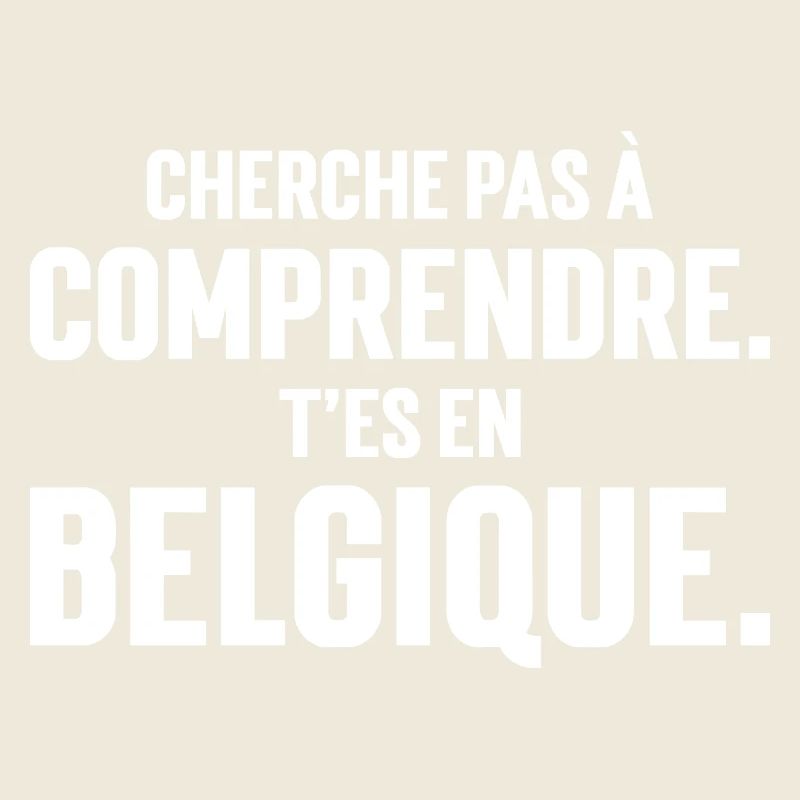 CHERCHE PAS A COMPRENDRE. T'ES EN BELGIQUE,