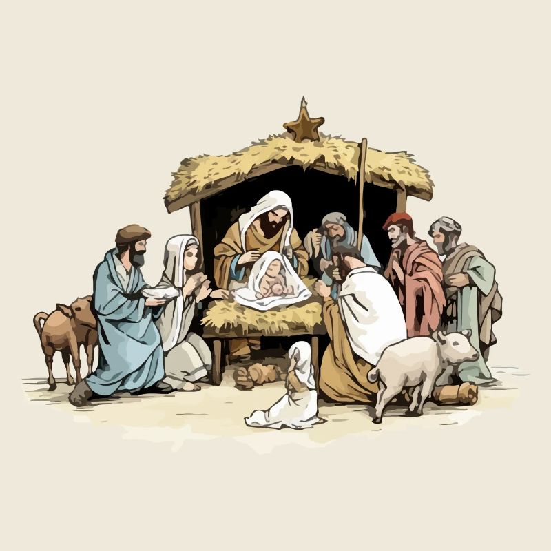 La crèche de la nativité