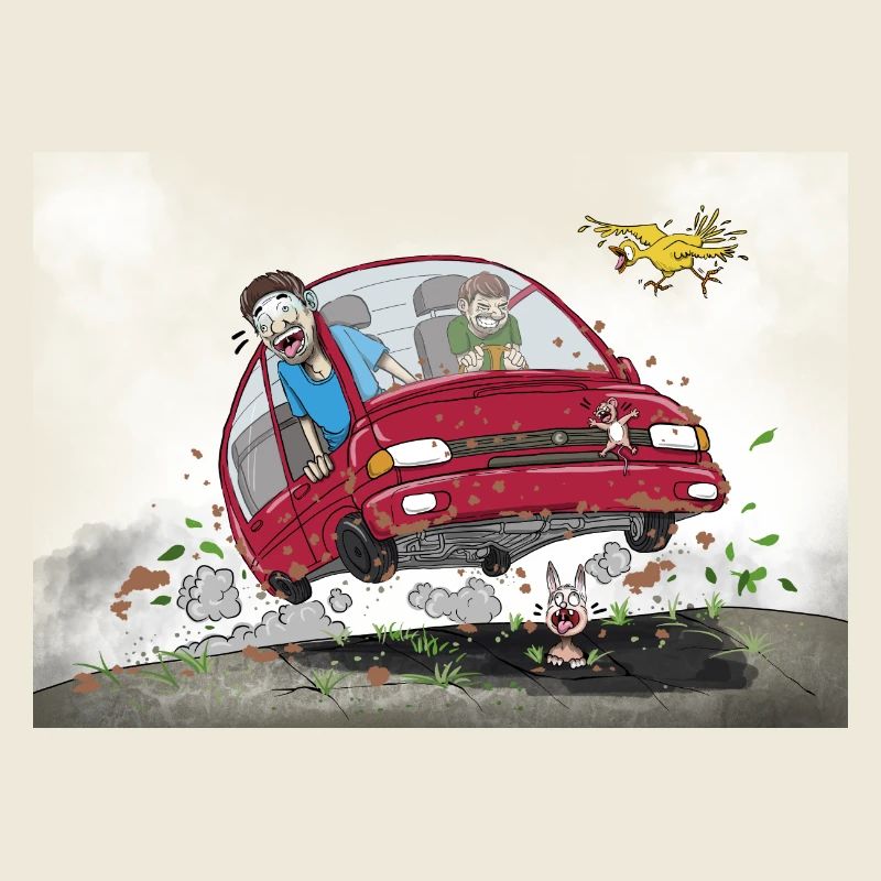 Naturschützer auf dem Weg ins Biotop