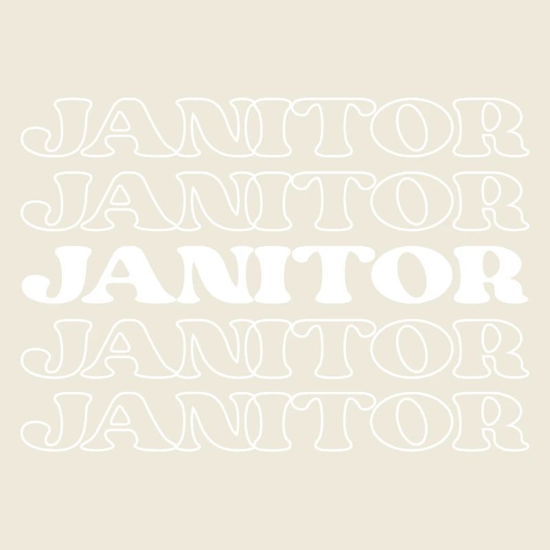 Janitor Custodian Cleaner Maintenance Worker