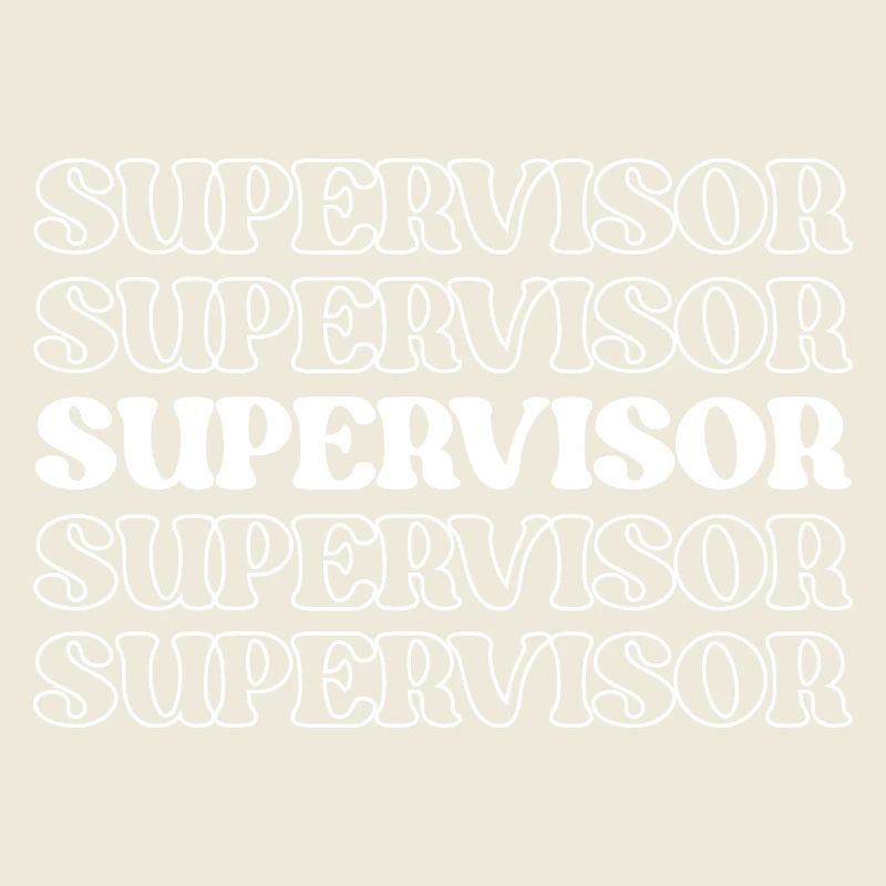 Superviseur Manager Leader en chef Surveillant