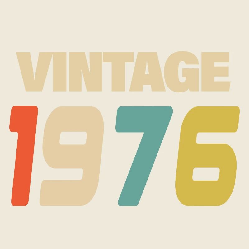 1976 Vintage Retro Classique 1976